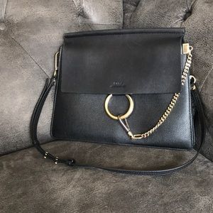 Authentic Chloé Faye Medium Shoulder Bag